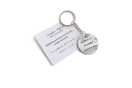 Blue Moon Sisters Custom Gratitude Keychain