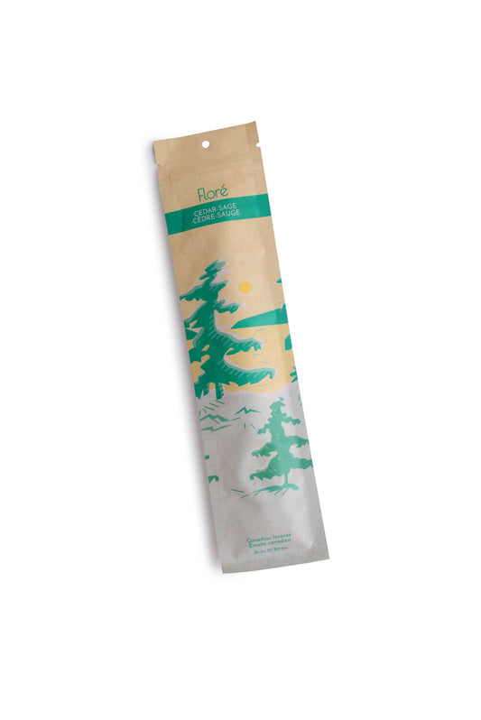 Floré Canadian Cedar-Sage Incense Blend